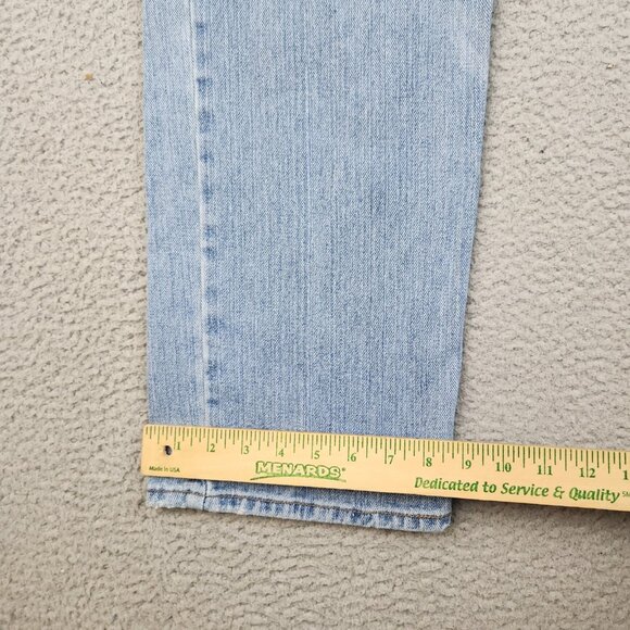 American Eagle Jeans Mens Size 31x32 Low Loose Baggy Straight Light Wash Denim - Picture 5 of 10